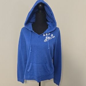 Y2K Abercrombie & Fitch Blue Women's Hoodie